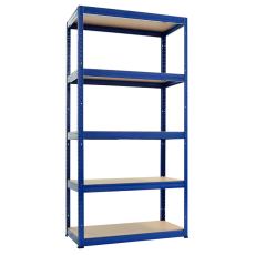 Метален стелаж STAR 180x90x40 см, до 175 кг на рафт - син