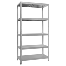 Метален стелаж HARD 180x100x40 см, до 90 кг на рафт - цинк