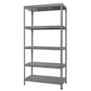 Метален стелаж HARD 180x100x40 см, до 130 кг на рафт - сив