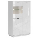 Витрина Forn REG2D1W бял лак с опция LED осветление