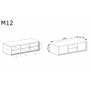 Шкаф за телевизор RTV MEDIOLAN M-12