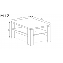 Холна маса MEDIOLAN​ M-17