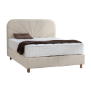 Тапицирана спалня с матрак DELUX PREMIUM 180 x 200 - крем