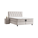 Тапицирана спалня с матрак SIESTA 160 x 200 - перла SY