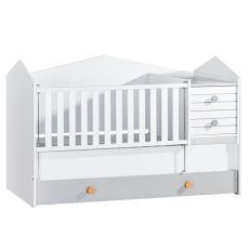 Бебешка кошара и детско легло 2в1 BIRD HOUSE 70 x 170
