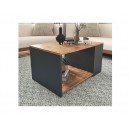 Холна маса Coffee Tabe with Bookshelf - бор, антрацит
