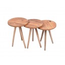 Сет помощни маси Nesting table - pine