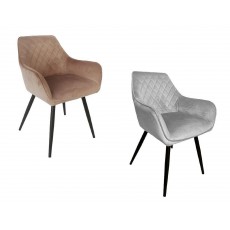 Трапезен стол Vigo Velvet - 85 х 42 х 39 cm, различни цветове