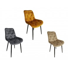Трапезен стол Sevilla Velvet - 87 х 44 х 51 cm, различни цветове