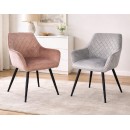 Трапезен стол Vigo Velvet - 85 х 42 х 39 cm, различни цветове