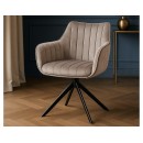Трапезен стол Colin Velvet - 63 х 53 х 85 cm, различни цветове