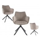 Трапезен стол Colin Velvet - 63 х 53 х 85 cm, различни цветове
