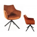 Трапезен стол Colin Velvet - 63 х 53 х 85 cm, различни цветове