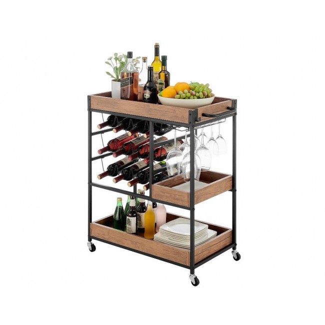 Помощна маса на колела Vintage - 87 х 70 х 40 cm