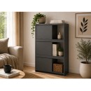 Етажерка Elin - 78 x 30 x 128.50, графит